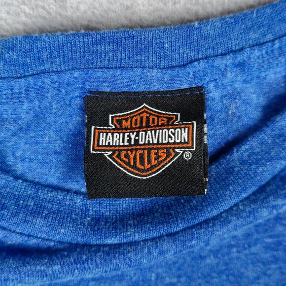Harley Davidson Tucson Arizona XL Blue Short Sleeve T Shirt - Picture 4 of 13